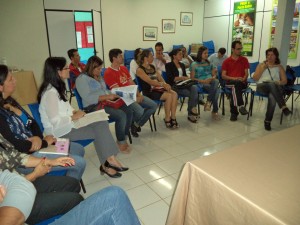 Professores das Escolas Adelieta Ramalho e Extensão Primavera- Barra do Choça -2014- reunião preparatória para os jornais Eco Kids e Eco Teens
