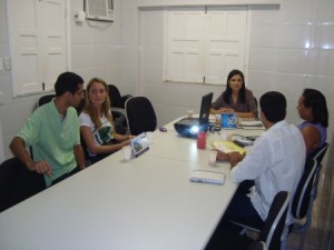 Reunião para apresentação da proposta do jornal Eco Kids pelo Colégio Impatco. Foto: Rafael Lordelo.