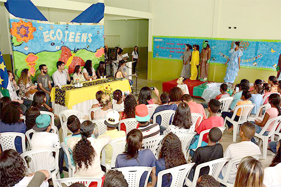 Escola Municipal Edivanda Teixeira. Foto extraída do site Diário do Sudoeste da Bahia.